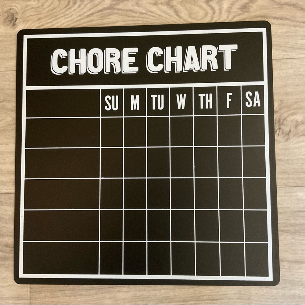 Wall Chore Chart Chalk Board Motivational